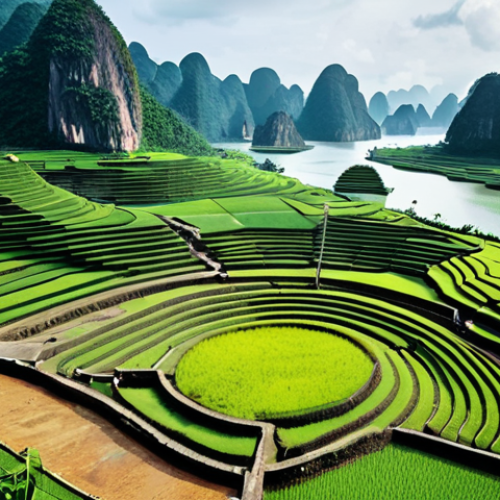 Home 11 **Prompt:** Legal framework for climate monitoring in Vietnam, showing various regulations about measurement standards, data security, and government oversight, modern, digital interface, environmental compliance.