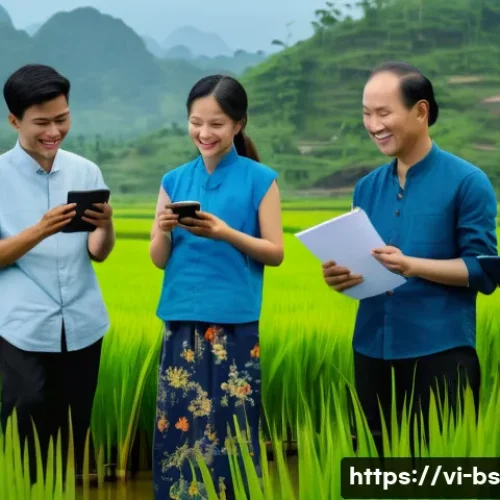 Home 33 기후변화 관측 참여의 사회적 수용성 - A diverse group of Vietnamese community members, including adults and children wearing casual clothi...