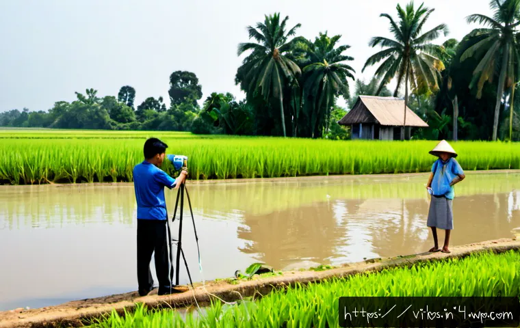 Home 17 기후변화 관측 참여의 성과 및 반성 - Photorealistic documentary scene in rural Vietnam: diverse community volunteers and a local scientis...